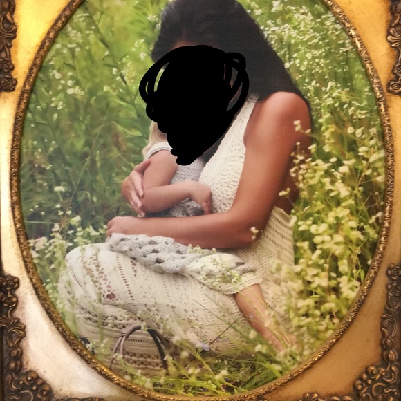 Cream color halter dress - Picture 4 of 7